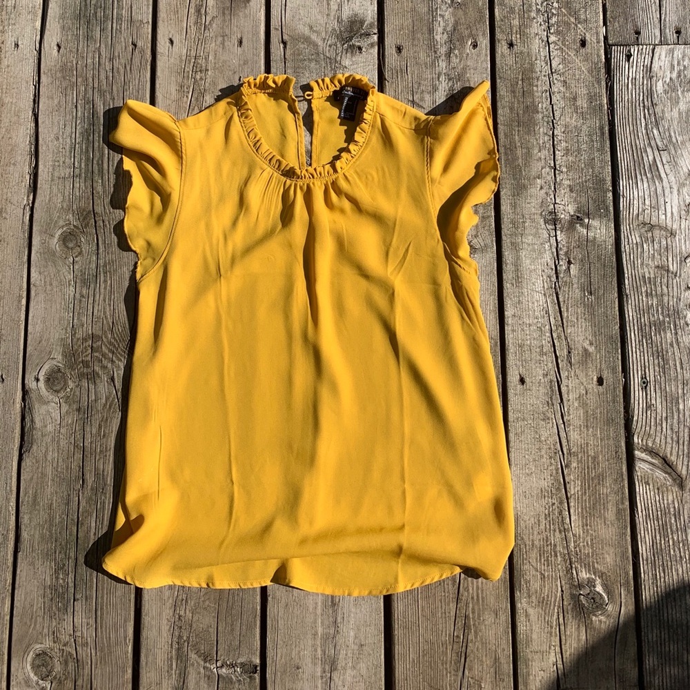 Forever 21 Mustard Shirt